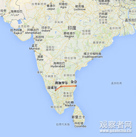 中國代表團(tuán)開始考察在印修建“邁索爾—班加羅爾—金奈”高鐵線路的事宜 中國代表團(tuán)開始考察在印修建“邁索爾—班加羅爾—金奈”高鐵線路的事宜